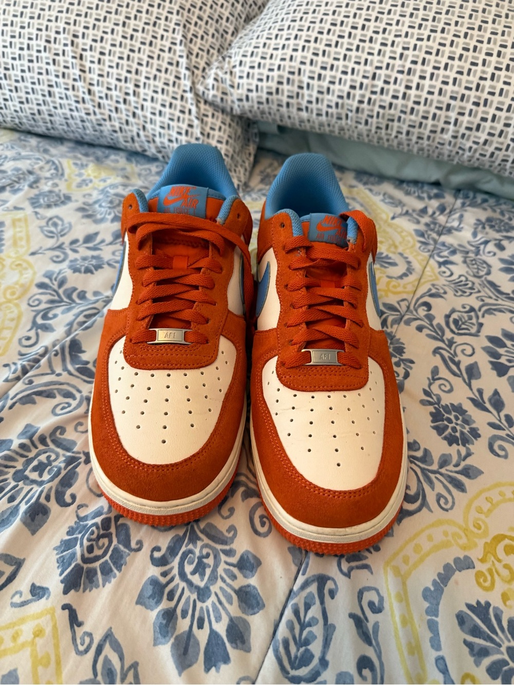 Nike Air Force 1 Low NY Knicks White & Orange